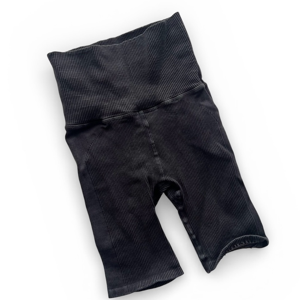 FP Movement by Free People Black Ribbed Shorts